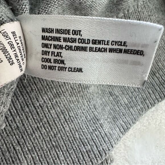 Gap Bella Driver light gray heather button down cardigan size L - Picture 7 of 11